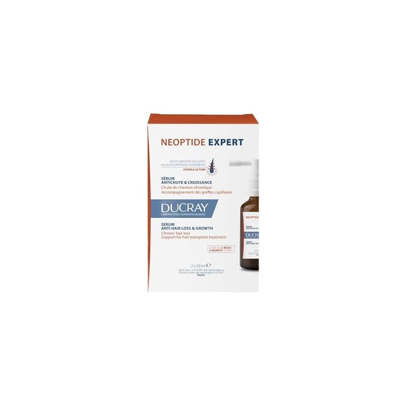 DUCRAY, Neoptide Expert Suero para Caída Crónica, Estimula el Folículo