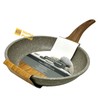 Natural Elements Woodstone Frying Pan Kitchen Cookware 8 inch Nonstick