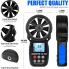 AIOMEST Digital Anemometer Handheld Pressure Gauge Gas Pressure Tester