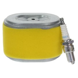 Redpart Service Kit compatible with Honda GX140 GX160 GX200 -Includes Air Filter, Genuine Spark Plug