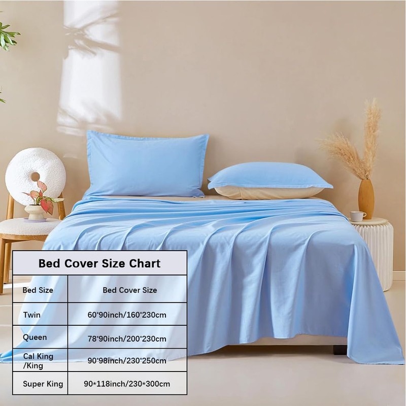 DUJUIKE 100% Waterproof Protective Blanket or Liner for Bed, Mattress