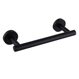 9-Inch Matte Black Hand Towel Bar SUS 304 Stainless Steel Towel Rack Holder for Bathroom Wall Mount