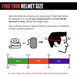 Triple Eight Dual Certified Bike and Skateboard Helmet V2, Black/Zest Gloss L/XL