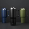 Ealgro 40 oz Tumbler with Handle, Insulated Tumblers with Lid