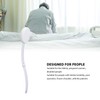 Folding Curved Handle Bath Brush with 2 Heads Anti Slip