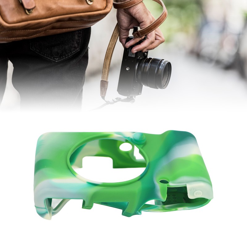 Silicone Camera Protective Case Soft Textured Surfaces Detachable Camera Silicone
