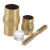 Mobestech 1 Set Copper Elderly Cane Joint Set Slip Brass