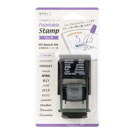 Midori 35374006 Rotating Stamp, 12 Month Patterns