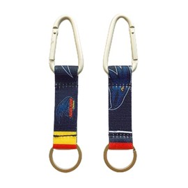 Adelaide Crows AFL Footy Carabiner Keyring