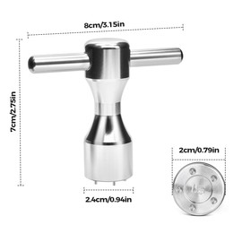 Acebirdie Golf Putter Head Weight 2pcs 5g/10g/15g/20g/25g/30g/35g/40g/45g with Wrench Kit Set Compatible with Titleist Scotty Cameron Putters Newport (30g+Wrench (2pcs))