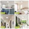 YELIOLED 20 Inch 4200LM Large LED Flush Mount Ceiling Light