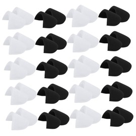 20 Pairs of Lightweight Sponge Shoulder Pads for Men and Women - Invisible Enhancers for Suits Coats and Jackets - Perfect for DIY Sewing Projects