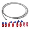 X AUTOHAUX AN4 Fuel Line Kit 10ft Vacuum Hose Automotive
