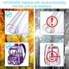 KLFVB Clear Backpack Heavy Duty, 3PCS Girls See Through School