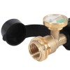 motor_glide2024 Propane Tank Gauge Brass Adapter w/Gas Pressure Level Meter