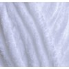 White Soft Velvet Yarn Chenille Yarn for Crocheting Super Bulky,