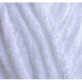 White Soft Velvet Yarn Chenille Yarn for Crocheting Super Bulky, 75.4 yds, Baby Blanket Yarn for Knitting Amigurumi Yarn Fancy Yarn for Crochet Weaving Craft (White 1)