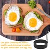 4 Pack Stainless Steel Eggs Maker Non Stick Round Egg