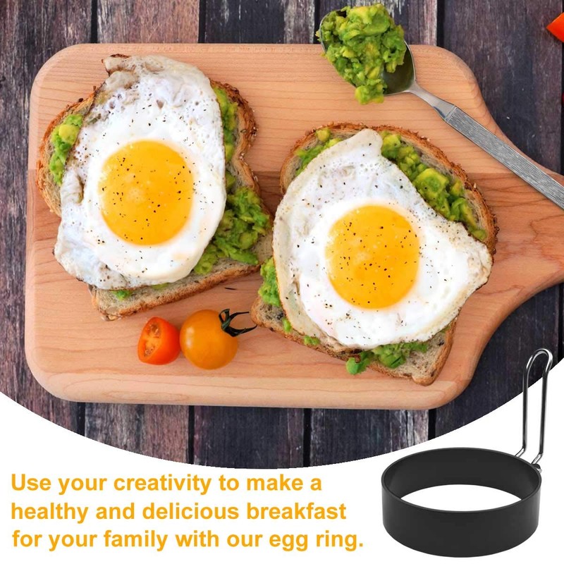 4 Pack Stainless Steel Eggs Maker Non Stick Round Egg