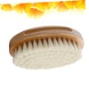 Ipetboom Bathroom Scrubbing Brush Wooden Baby Hair Brush 1pc Bath