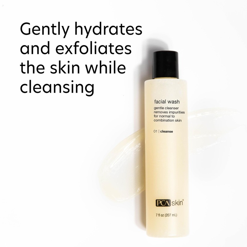 PCA SKIN Gentle Foaming Face Wash, Hydrating Facial Cleanser, Removes