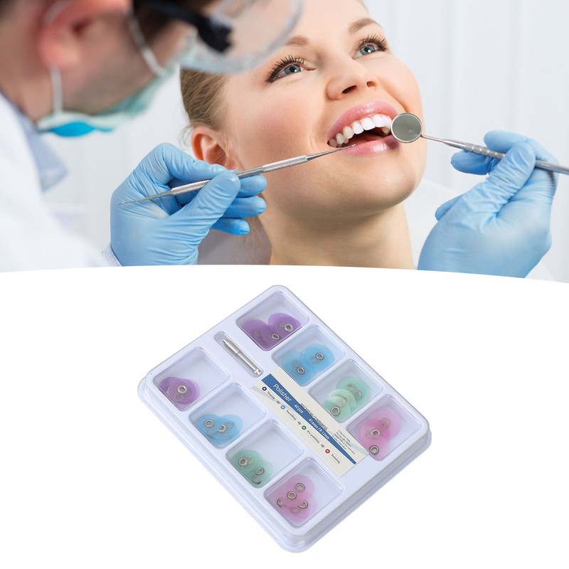 40pcs Dental Polishing Discs Teeth Whitening Resin Oral Teeth Finishing