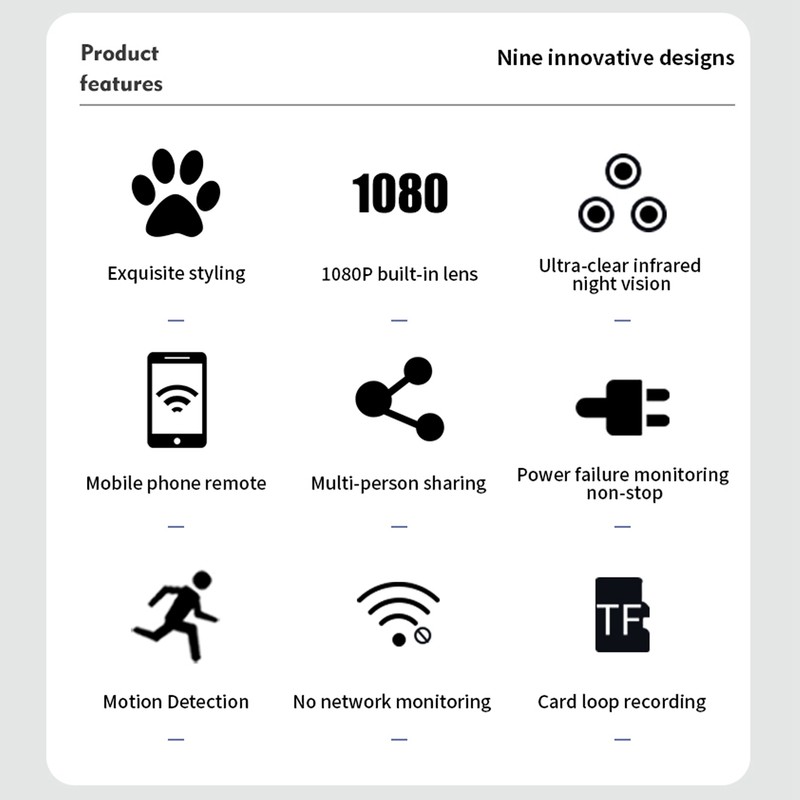 1080p Wireless Security Camera USB Camera Full HD Surveillance Camera