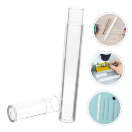 Beavorty Elegant Eyelash Tweezers Storage Box Durable Plastic Storage Case for Lash Supplies