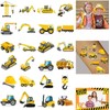300PCS Construction Zone Party Favors Tattoos Temporary - Kids Construction