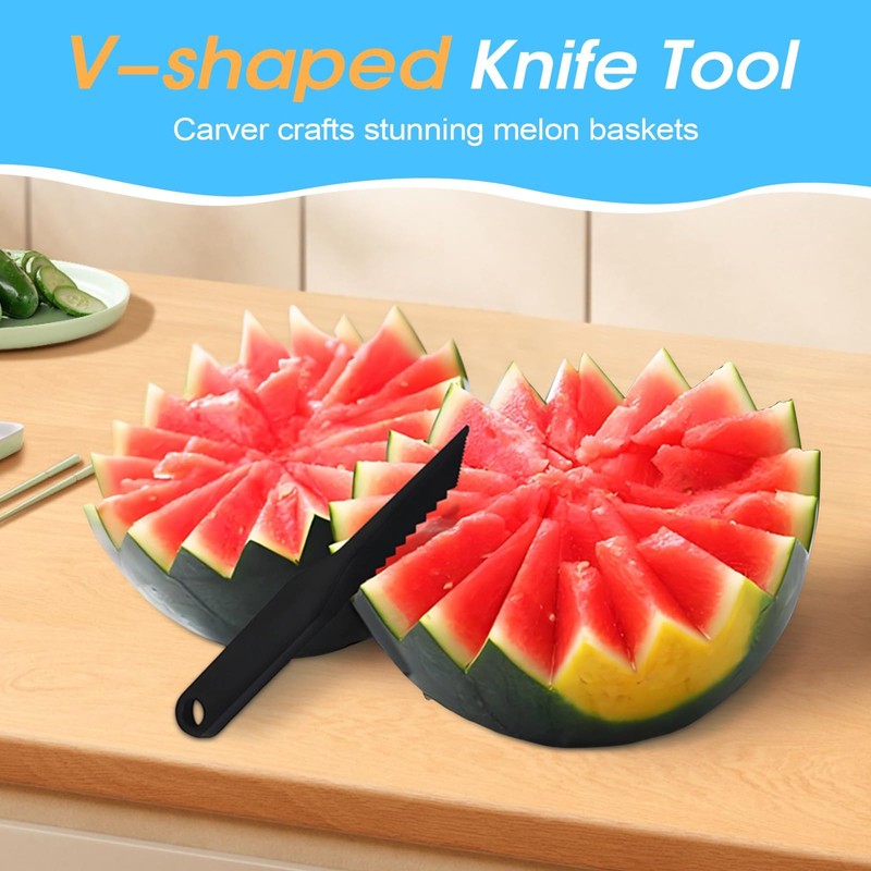 Kitchen Spiral and V-Shaped Tools, Carving and Spiralizer for Vegetables