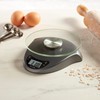 Taylor Digital Kitchen Scale with Glass Platform, Tare Button, and