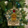 Christmas Ornament - Liquor Mini (Snowflake - Fireball)