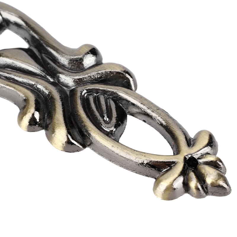 4 Sets Bronze Round Handles Cabinet Single Hole Pulls Furniture