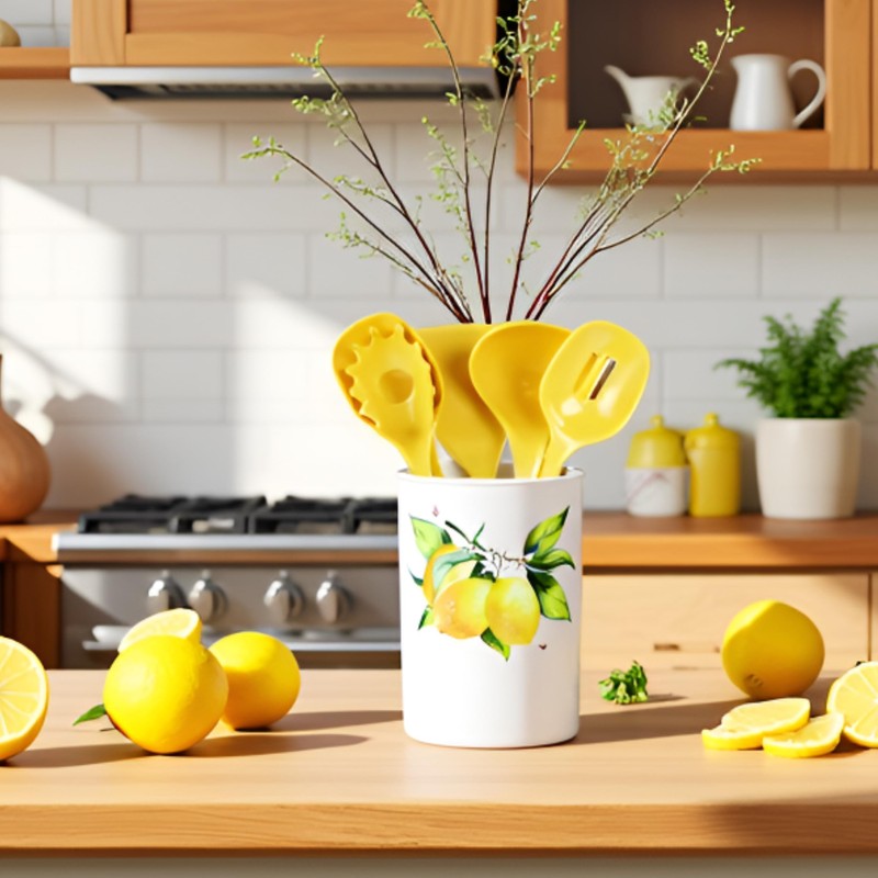 Reston Lloyd 6 Piece Kitchen Utensil Holder for kitchen counter,