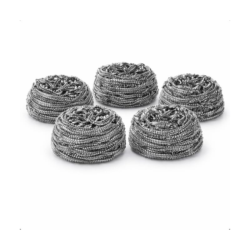 FIBRAS para trastes de ACERO INOXIDABLE juego de 5 piezas.