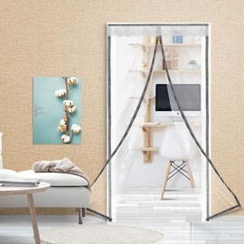 Economical Large Magnetic Draft Stopper / Windproof Vinyl Curtain (150x230) for Cold Protection 150x230