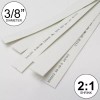 Salipt 3/8" ID White Heat Shrink Tube 2:1 ratio wrap (6x9" = 4 ft) inch/feet/to 10mm