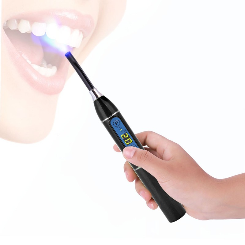 Wireless Cordless LED Dental Curing Machine Light Lamp Black -240V