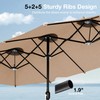 Joyside 15FT Large Patio Umbrella with Base Included, Outdoor Double