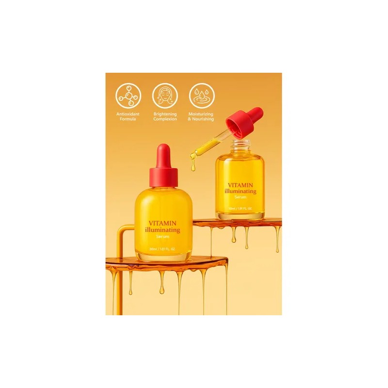Suero Iluminador con Vitamina C Rejuven Vitamin C Brightening Face
