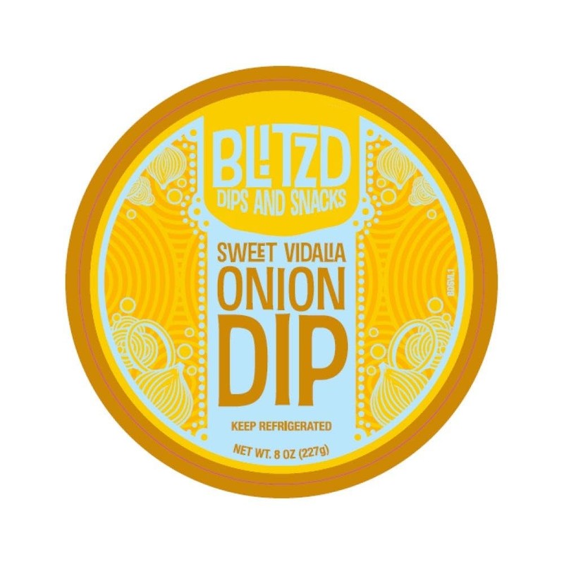 Blitzd Sweet Vidalia Onion Dip, 8 oz, 4 Pack
