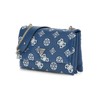 GUESS Deesa Logo Convertible Xbody Flap Petrol Logo, petrol
