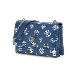 GUESS Deesa Logo Convertible Xbody Flap Petrol Logo, petrol