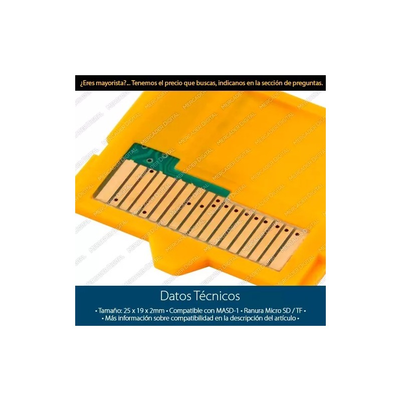 MD Convertidor Micro Sd / Tf A Xd Adaptador Para
