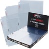 BCW Laserweld 3-Pocket 4x6 Photo Sleeves for 3 Ring Binder
