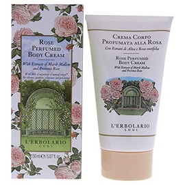 LErbolario L'erbolario body cream - rose - with extracts of marshmallow and provence rose - rich yet light cream that moisturizes and smoothens - 5.07 oz