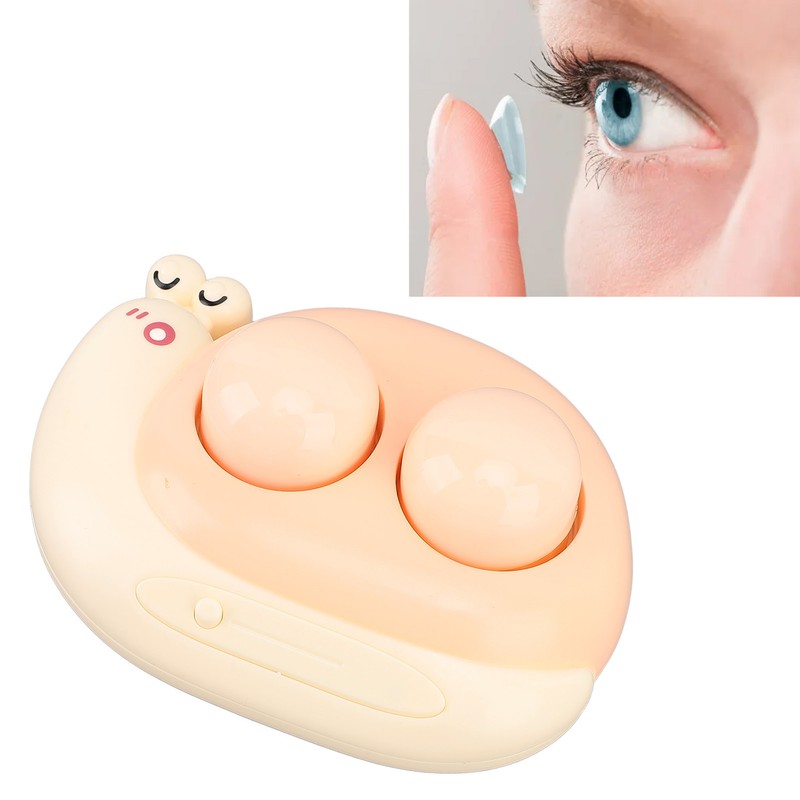Contact Lens Cleaner Machine Snail Shape Portable Battery Powered One