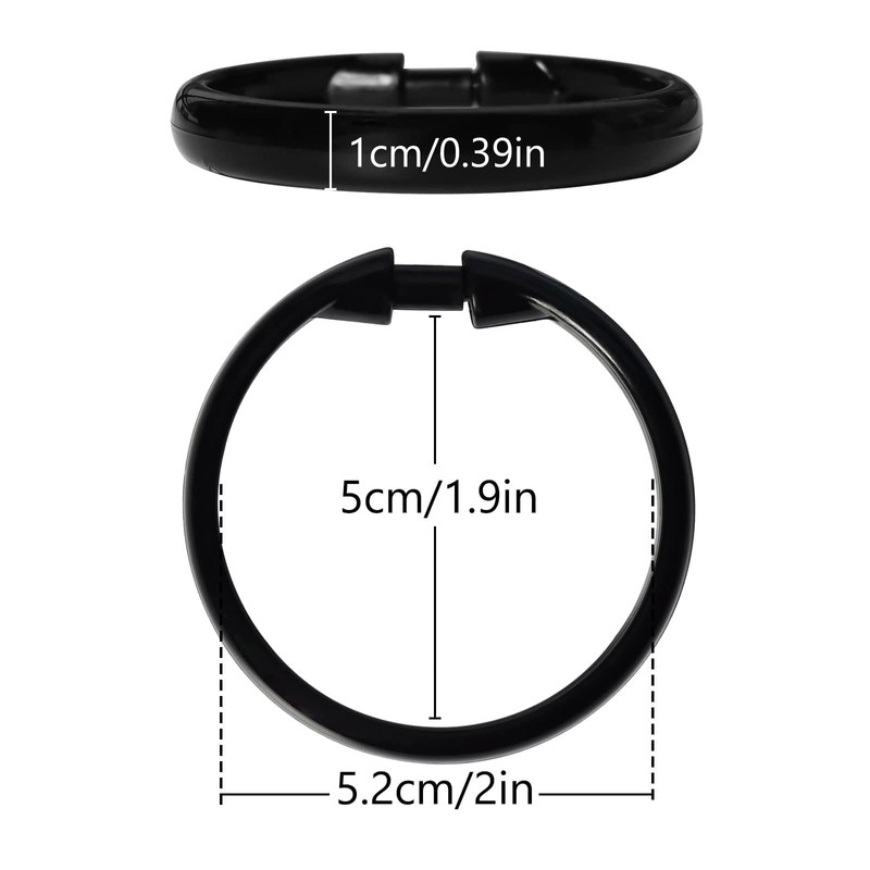 Shower Curtain Rings Plastic Curtain O Rings Hook Hanger Bath