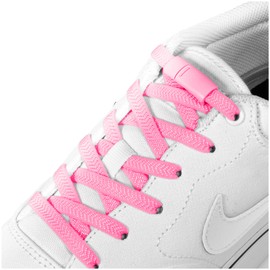 Schnürfuchs Premium Elastic Shoelaces without Tying - Magnetic Shoelaces Rubber Shoelaces Quick Release - Quick Lacing System Shoelaces - Elastic, pink