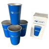 4Ocean Stainless Chassis 16oz Pint Cups - 4/Box .OR . Take Lot of 15 Boxes $150